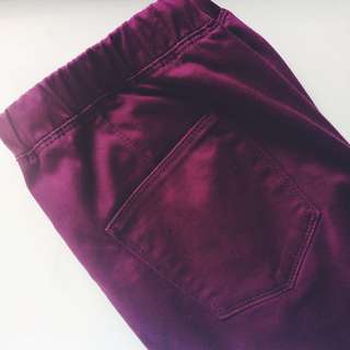(Pending!) Preloved Uniqlo Purple Pants 💖✨