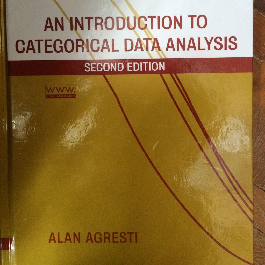 An Introduction To Categorical Data Analysis Books Stationery