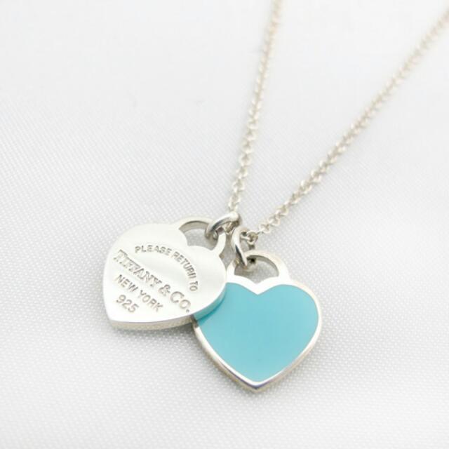 Brand NEW - Tiffany & Co. Necklace (Blue Heart), Luxury on Carousell