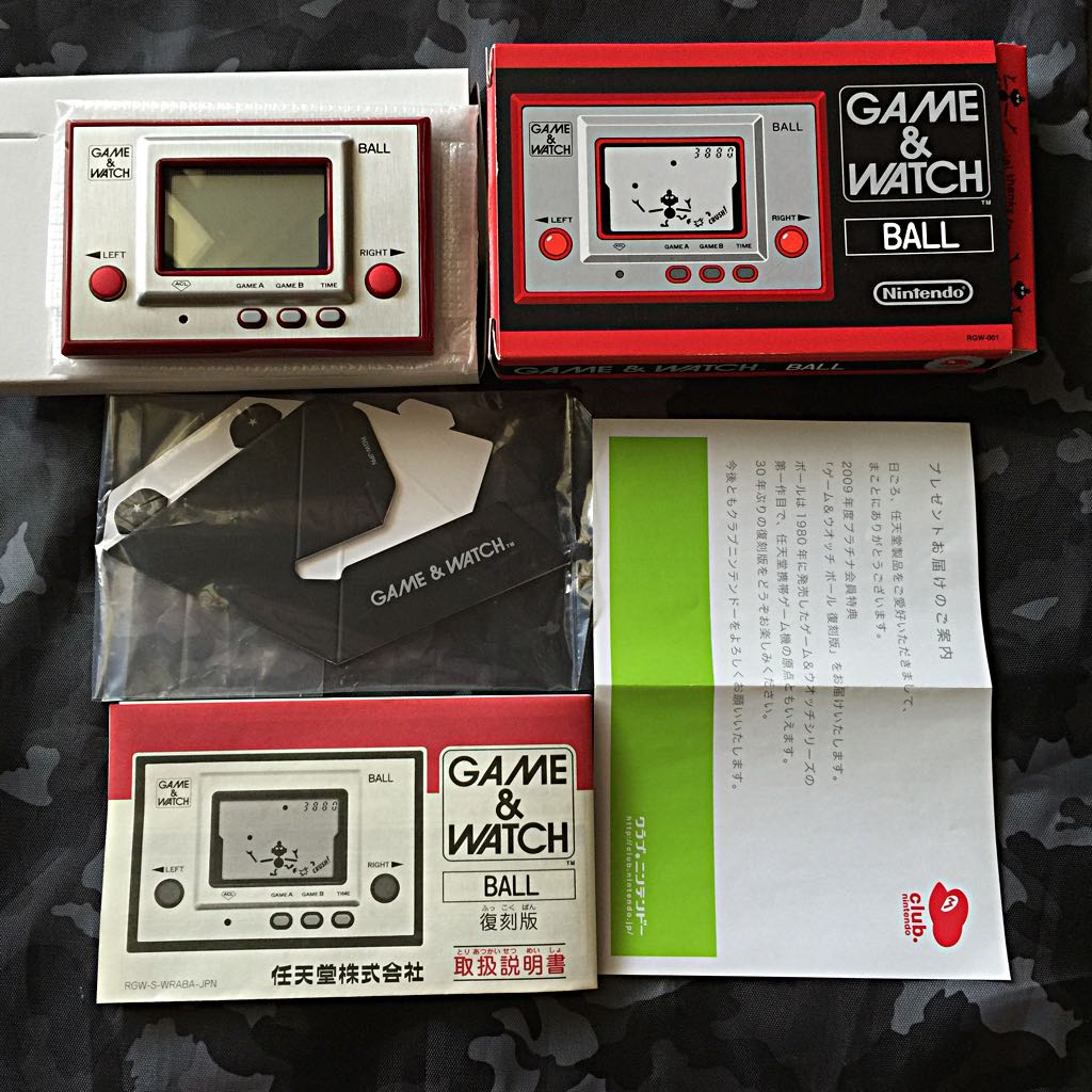 ゲーム&ウォッチ ボール 復刻版 クラブニンテンドー特典 クラブ