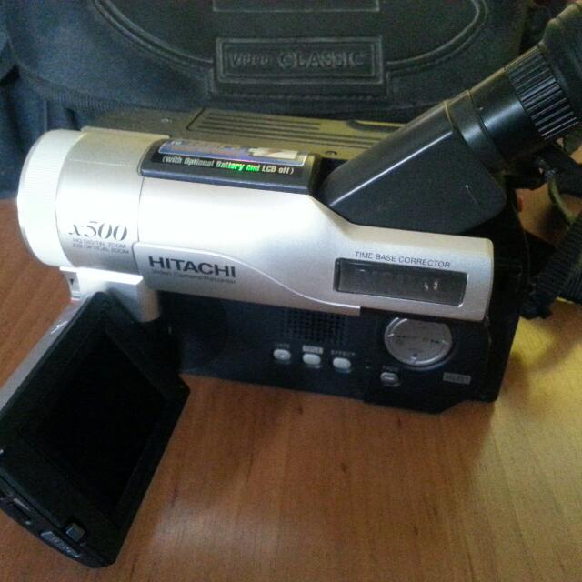 Hitachi X500 Video Camera/Recorder, Photography, Video Cameras on Carousell