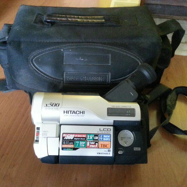 Hitachi X500 Video Camera/Recorder, Photography, Video Cameras on Carousell