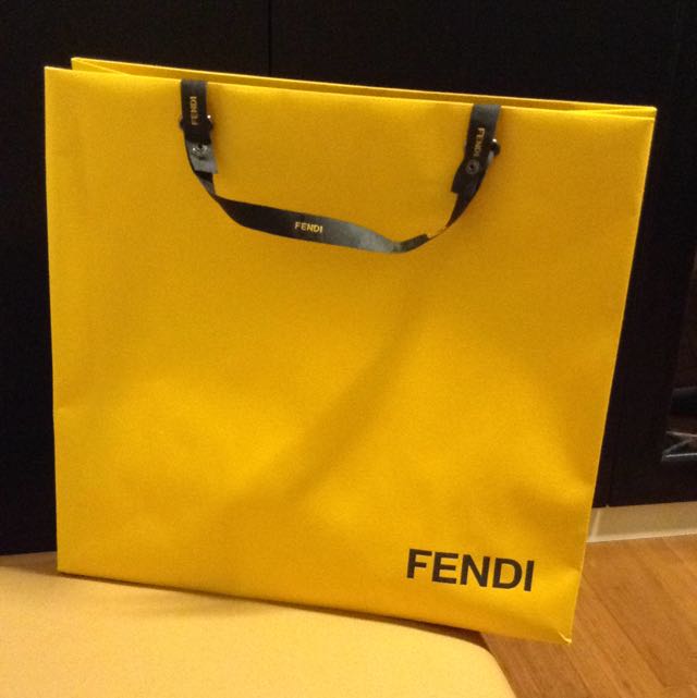 Fendi Paper Bag (medium), Luxury, Bags & Wallets on Carousell