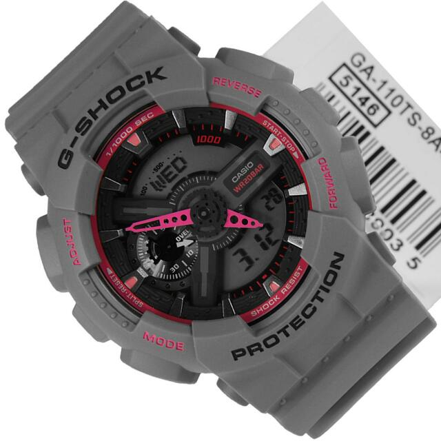 Casio G Shock WR200m Shock Resistant Mens Watch GA 110TS 8A4DR