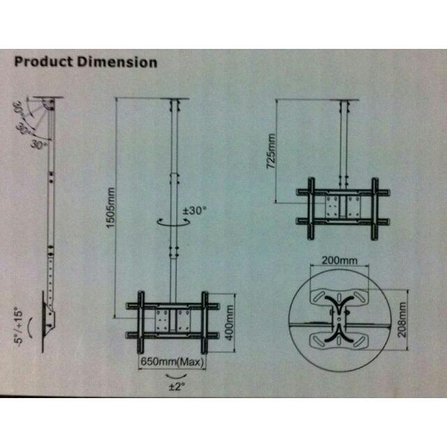 Ceiling Mounting Bracket (Category: Cables & Adaptors) located in Singapore. Submitted by revelation_hackz (Listing ID 9423913, Image 1). Description: .