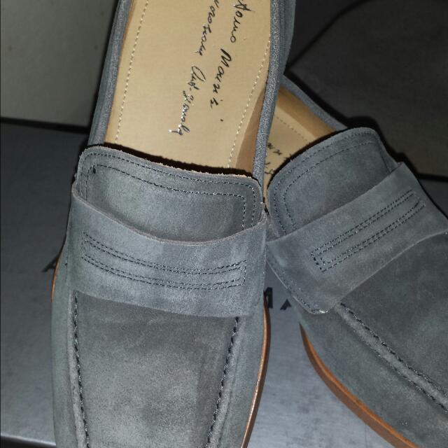 Antonio Maurizi Suede Penny Loafer Men s Fashion Footwear Dress