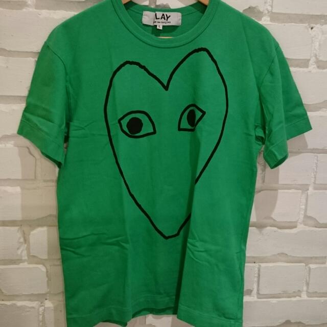green cdg shirt