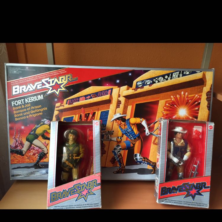 COMPLETE FULL Playset Of Bravestarr Fort Kerium, Marshal And Tex Hex. In  Original Boxes UNOPENED