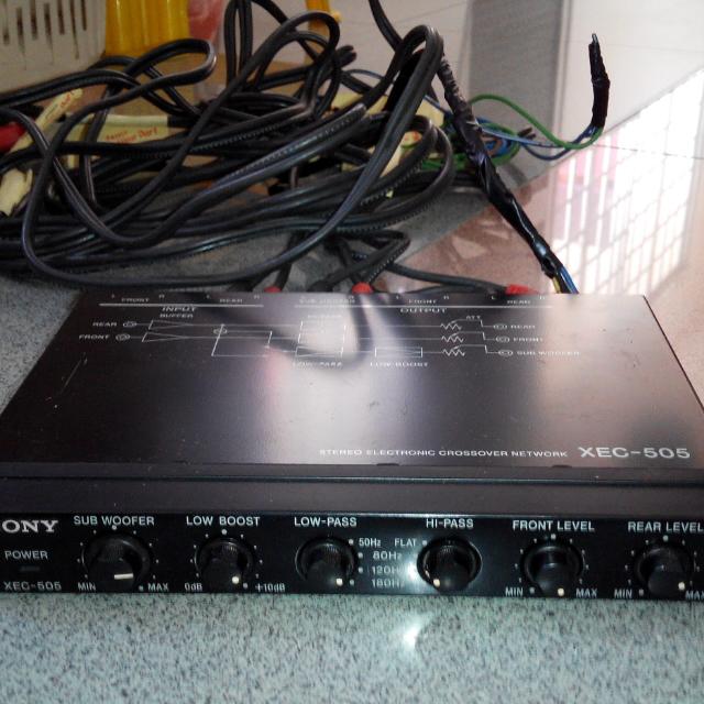 Sony XEC-505 Stereo Electronic Crossover Network System, Cars on 