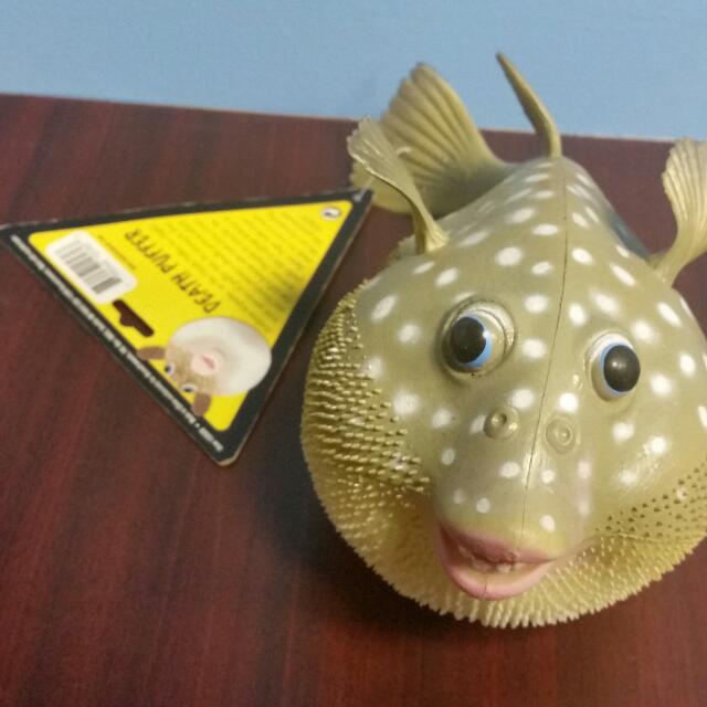 puffer fish soft toy