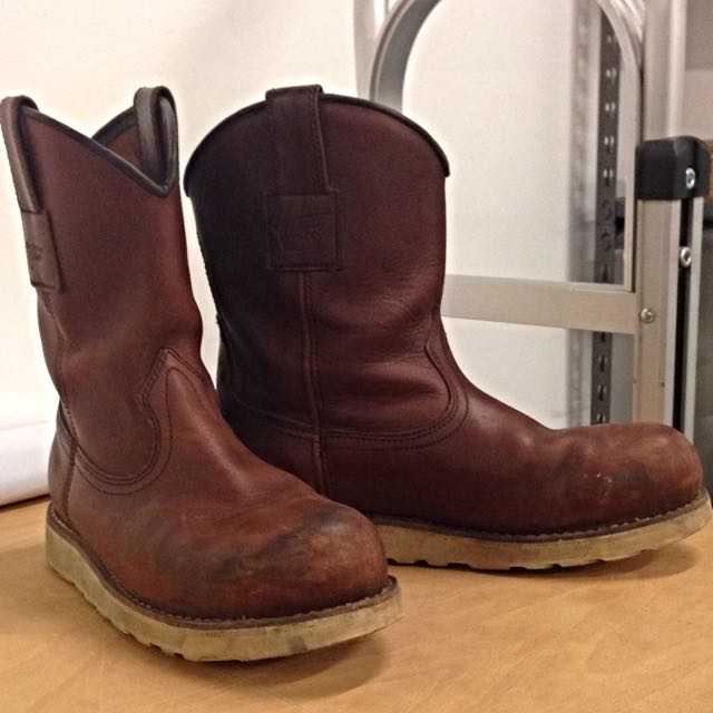 red wing steel toe cowboy boots
