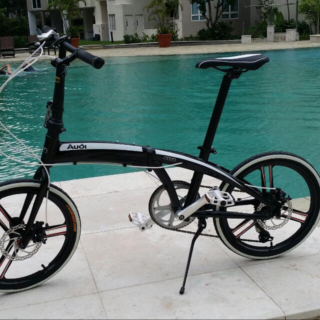 audi foldable cycle