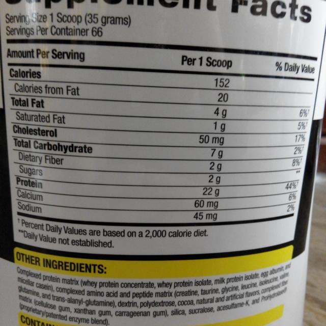 5.1 Pounds Jay Cutler 4X Mr Olympia Total Protein Powder Shake With