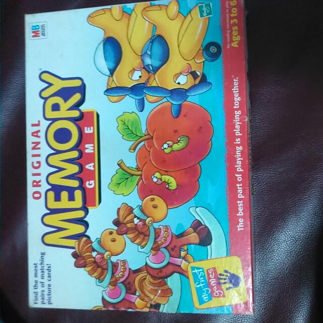 Memory Game (Category: Board Games & Puzzles) located in Singapore. Submitted by garylow (Listing ID 9701543, Image 1). Description: .