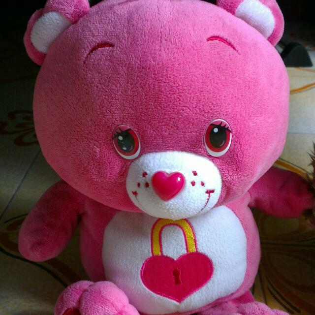 Care bear with lock clearance