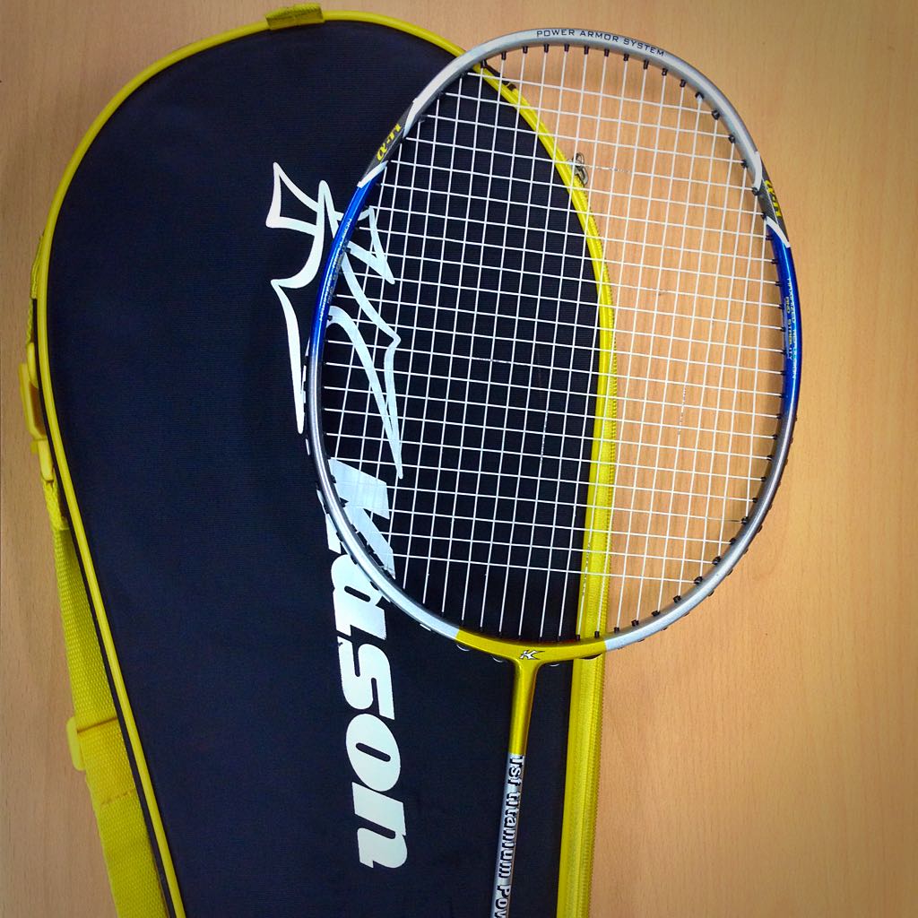Kason Titanium Power 100 (Blue) Badminton Racket, Sports Equipment