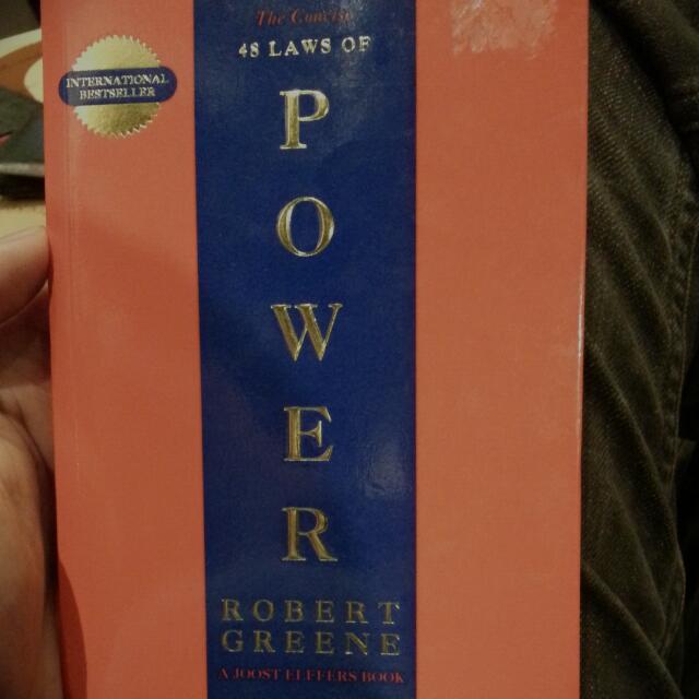 The Concise 48 Laws Of Power Robert Greene Books Stationery On Carousell