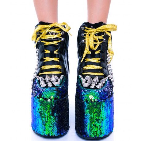 Qozmo lo store dragon hologram sneakers