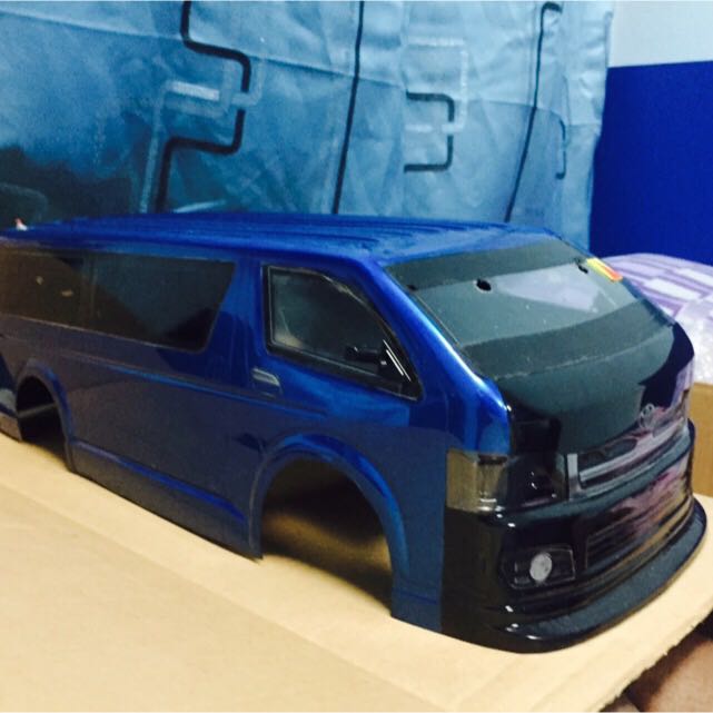 rc van body shell