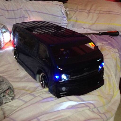 rc van body shell