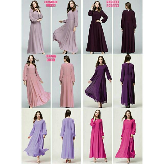 Muslimah Princess Cut Flare Dress