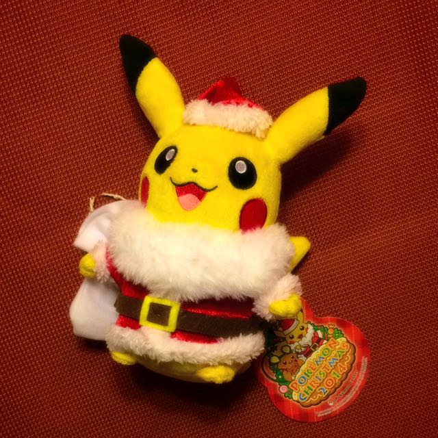 Pokemon Center Christmas Pikachu, Hobbies & Toys, Toys & Games on Carousell