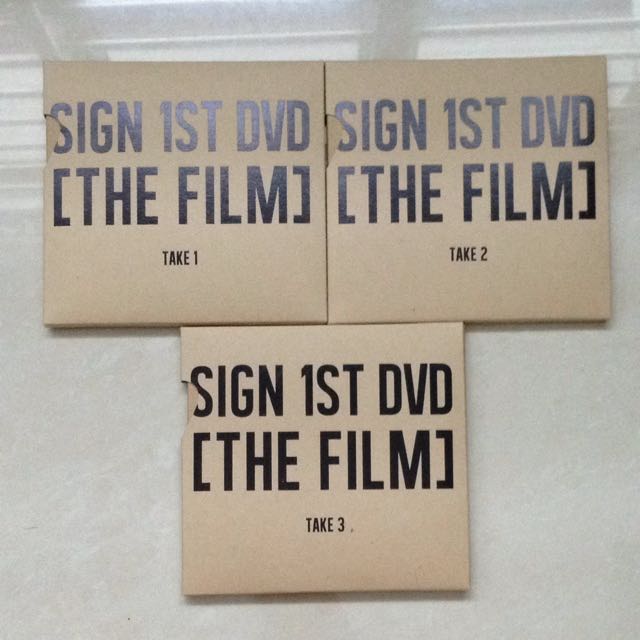 SHINee ジョンヒョン SIGN様DVD SHINee Jonghyun Fansite Sign 1st DVD