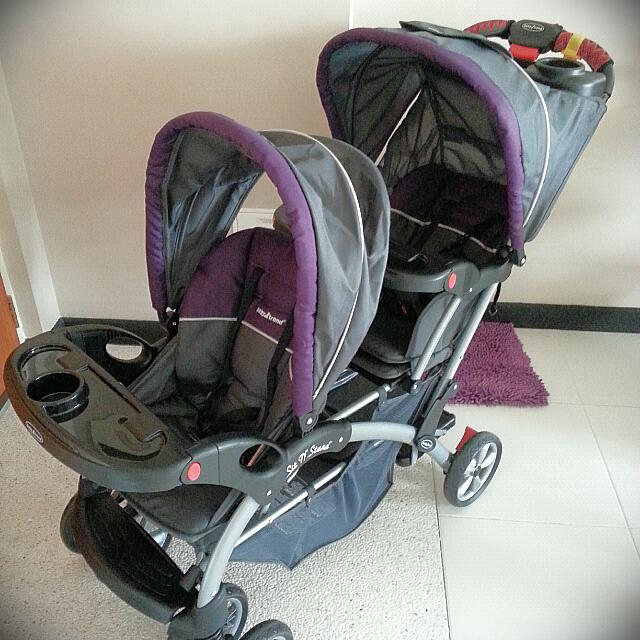 baby trend stroller purple