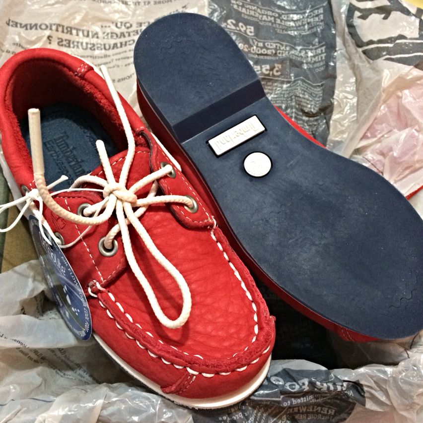BNIB Timberland Kids Boat Shoes Size 10.5 Babies Kids Babies Kids Fashion on Carousell