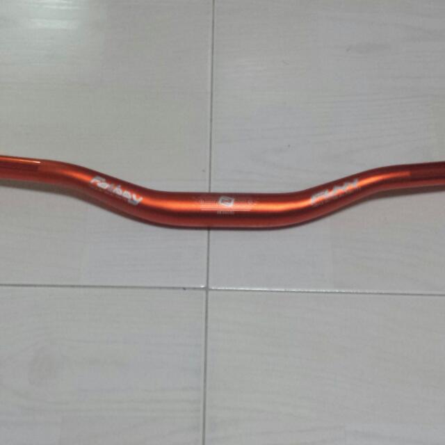 FUNN FATBOY HANDLE BAR Orange Sports Equipment Bicycles Parts Parts Accessories on Carousell