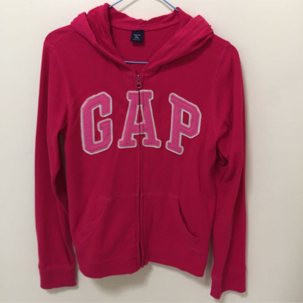 hot pink gap hoodie