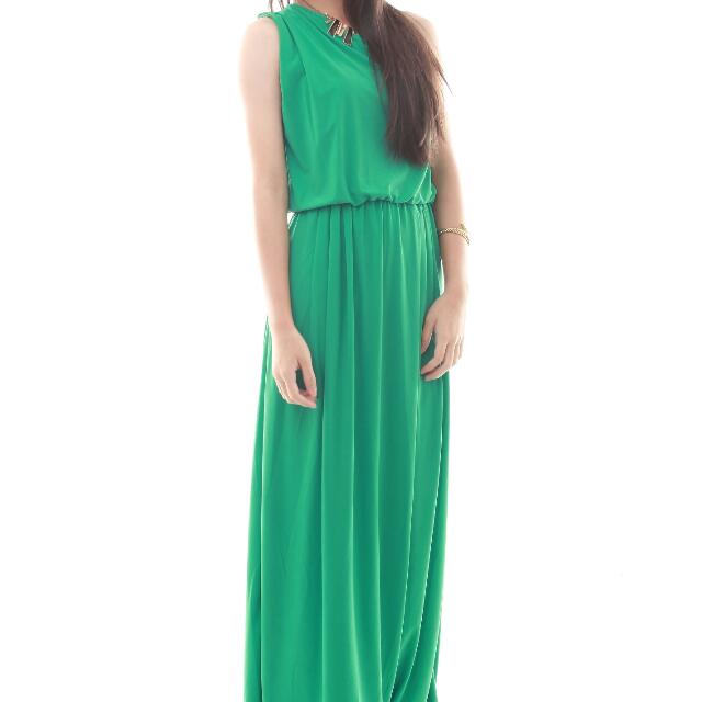 New!! Toga Maxi Dress (Green), Women's Fashion, Dresses & Sets, Dresses ...