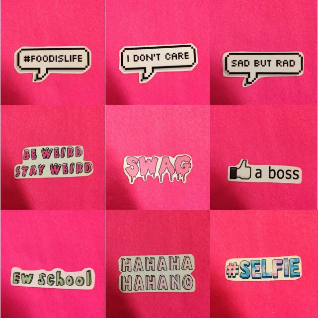 Tumblr stickers , Hobbies & Toys, Stationery & Craft, Stationery