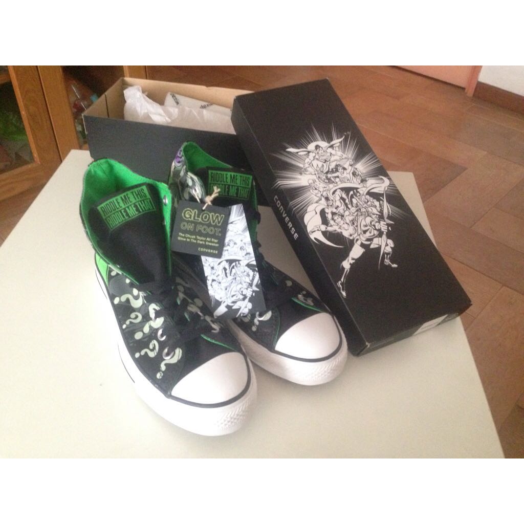 Riddler converse high tops new arrivals