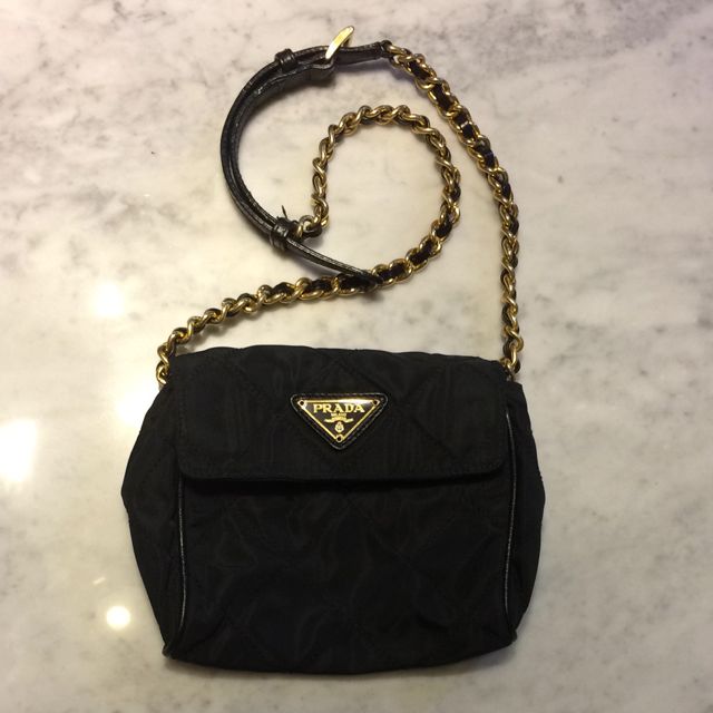 vintage prada bum bag