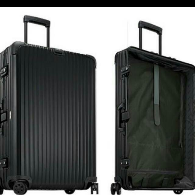 Rimowa Topas Stealth 98L Luggage, Luxury on Carousell 