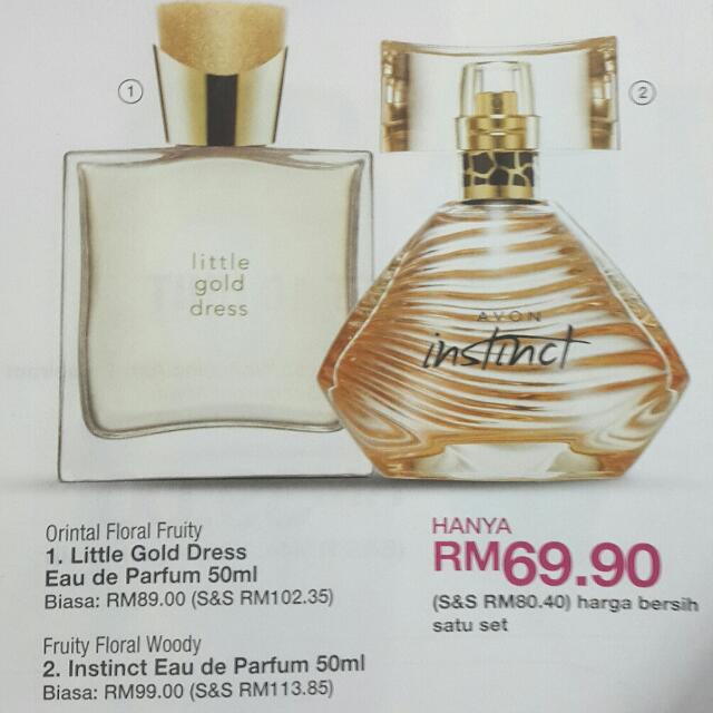Avon Perfume Set Womens Fashion On Carousell
