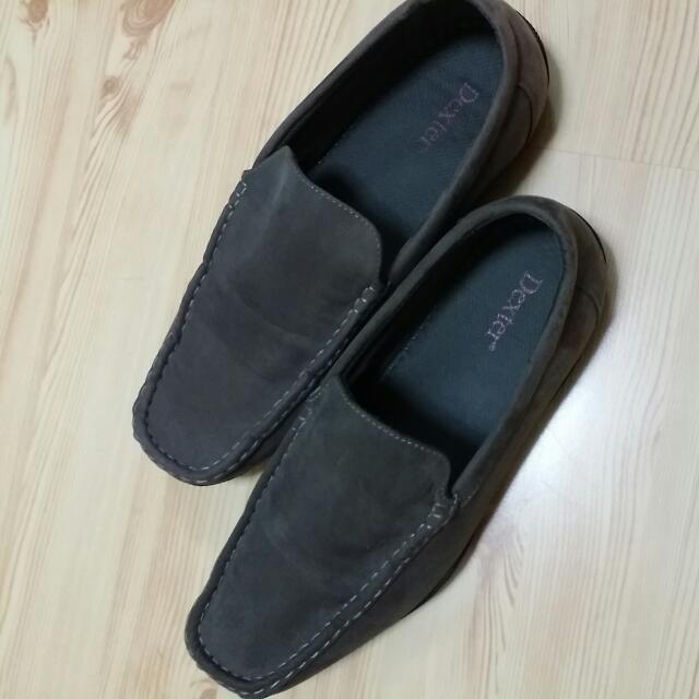 Dexter Charcoal Grey Mens Shoes Suede Loafer Size US 11, Men's Fashion ...