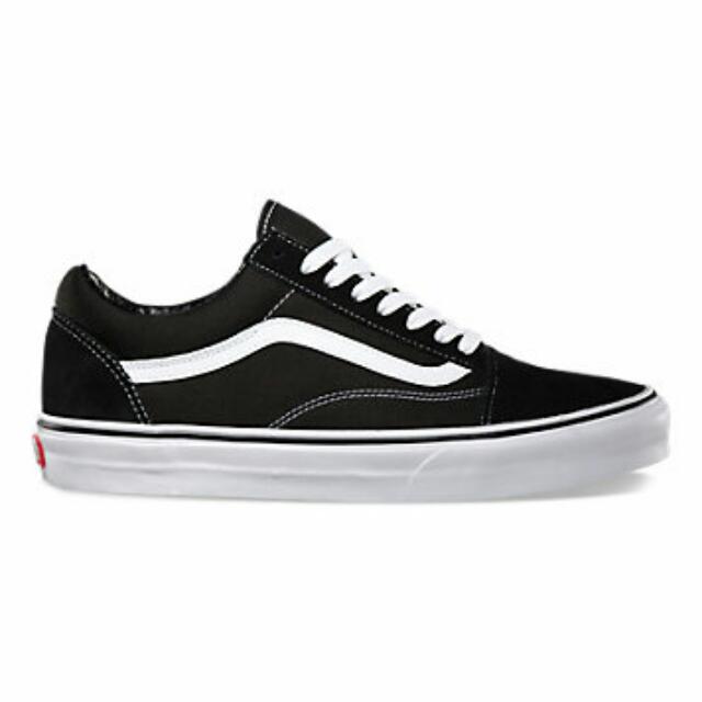 classic black and white vans