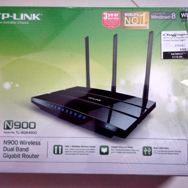 Tp Link N900 Wireless Dual Band Gigabit Router Tl Wdr4900 Electronics Computers On Carousell I am looking for software to allow the tp link n900 model wdn4800 with windows 10,as the last post about this is a bit outdated and i am having issues. carousell