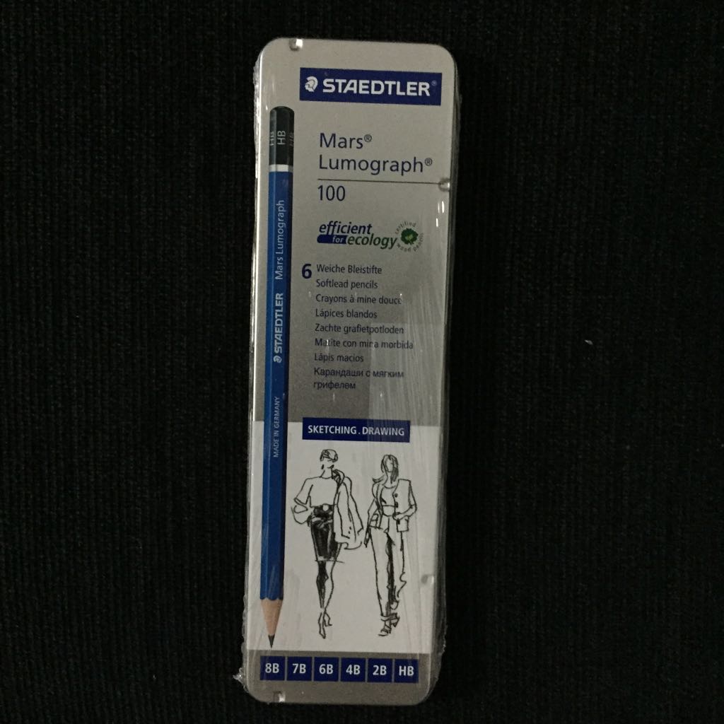 Staedtler Mars Lumograph Sketch Pencils Set Of 6 Design Craft On Carousell