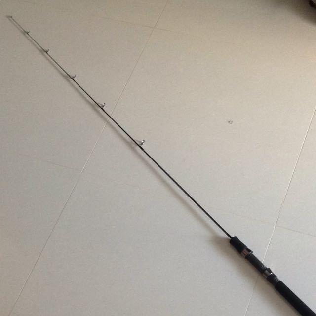 AJN Carbon X - 6' 1 Piece Blank Solid Carbon fishing rod, Sports ...