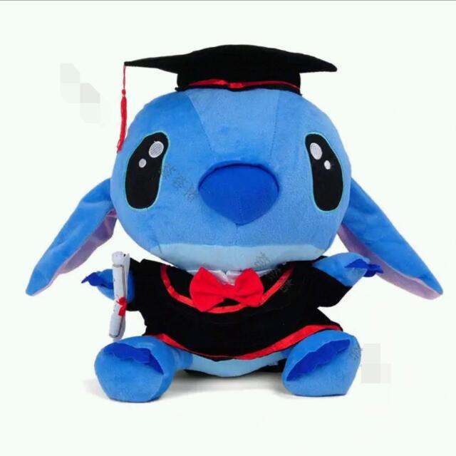 stitch graduation stuffed animal