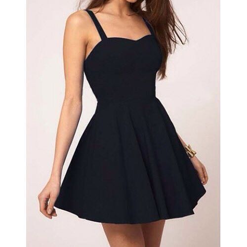 PENDING Black Bustier Skater Dress Women s Fashion Dresses Sets Dresses on Carousell