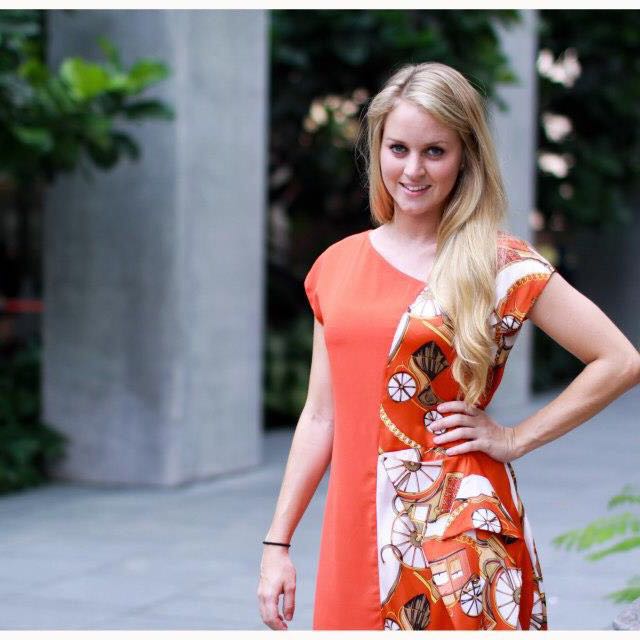 Hermes orange sales dress