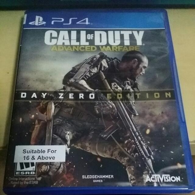 call of duty pre owned ps4