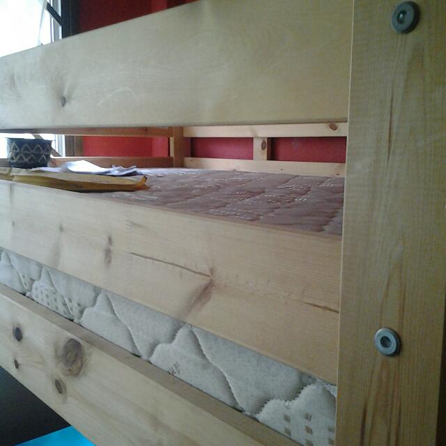 Bunk Bed Reduced Furniture, Småstad Loft Bed Frame With Desk And Storage White 90×200 Cm