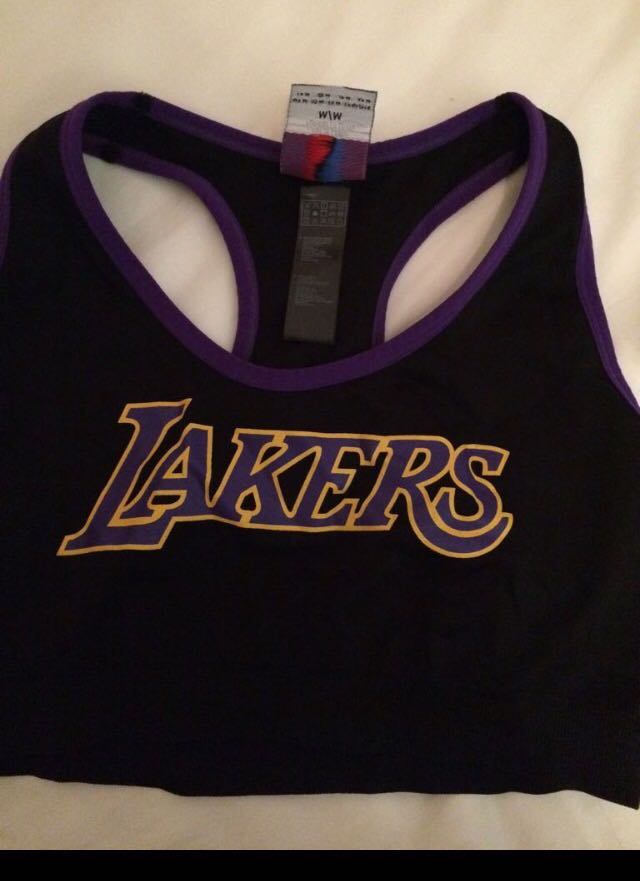 lakers sports bra