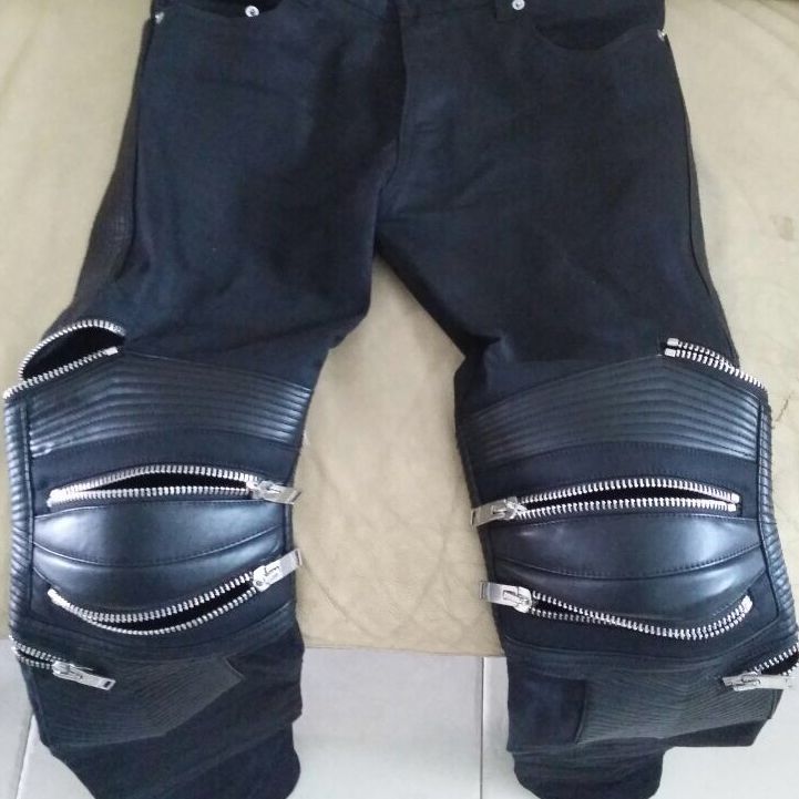 Saint Laurent Biker Denim 2025 | andrew-michaelson.com