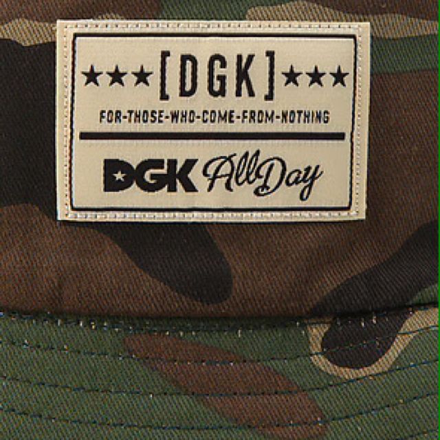 Dgk camo bucket online hat
